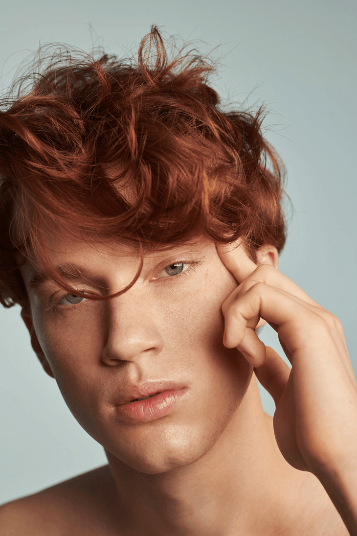 A person with read hair